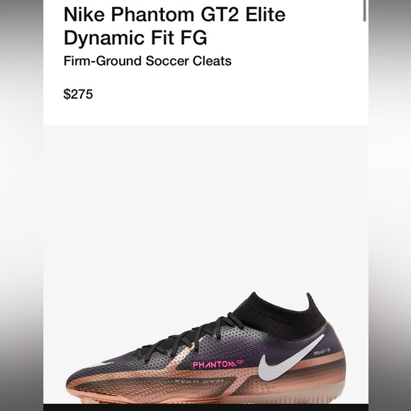 Nike phantom gt2 elite dynamic fit size 11 - Picture 6 of 6
